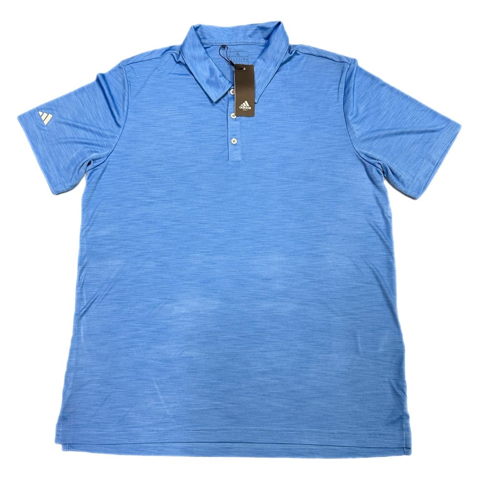 Adidas Golf Polo XL UPF 50 Performance Shirt Lucky Blue